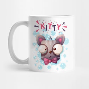 Adorable Kitty Cat T-Shirt - Cute Animal Lover's Tee Mug